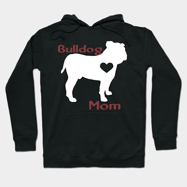 Bulldog Mom Hoodie by prunioneman